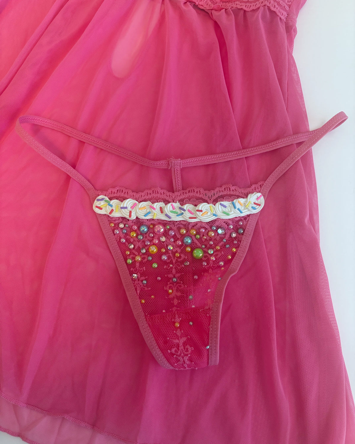 Sample Sale Candy Babydoll + G String