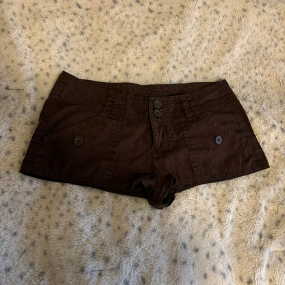 gyaru deer fur pocket shorts