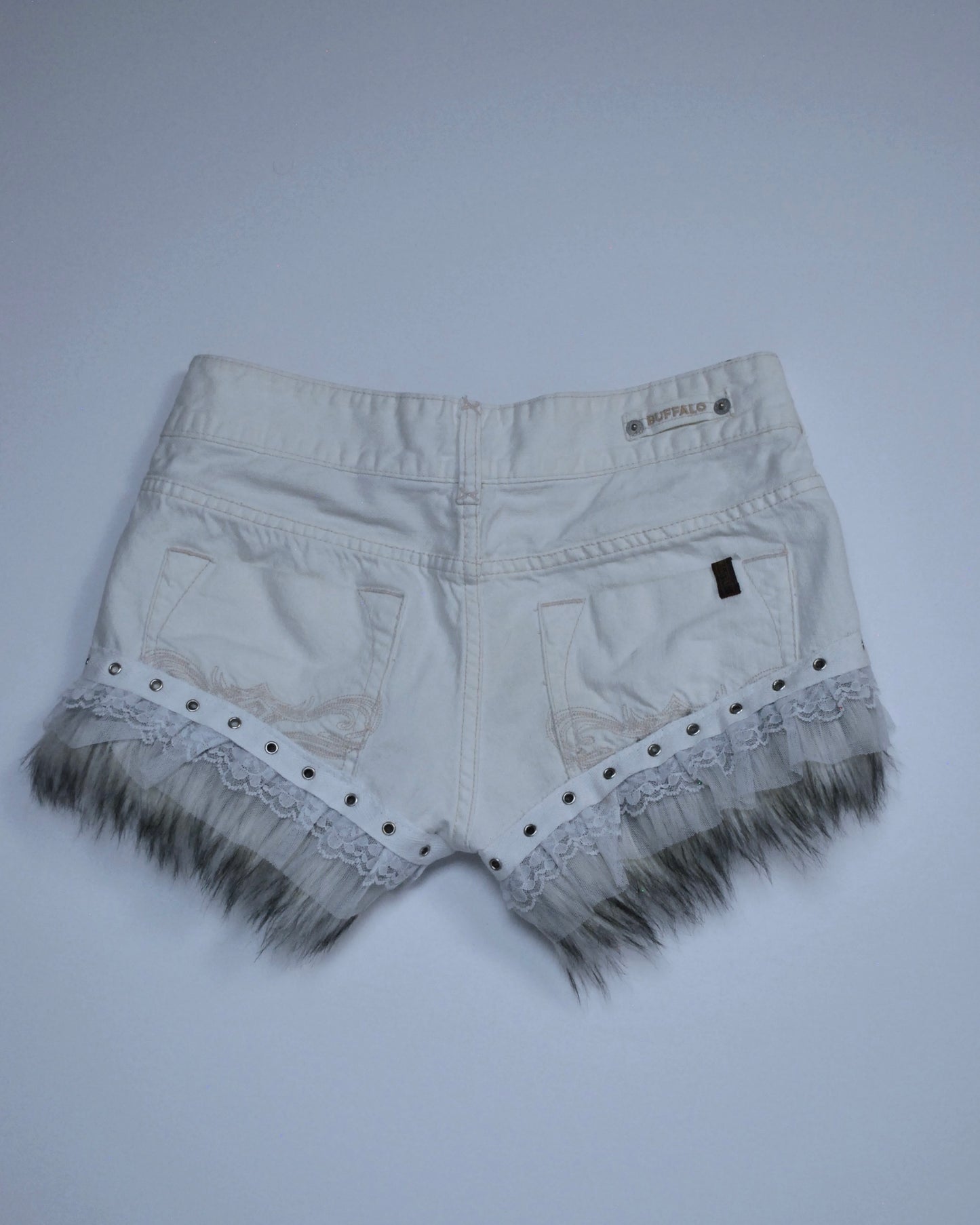 Frosted Whisper Fur Shorts