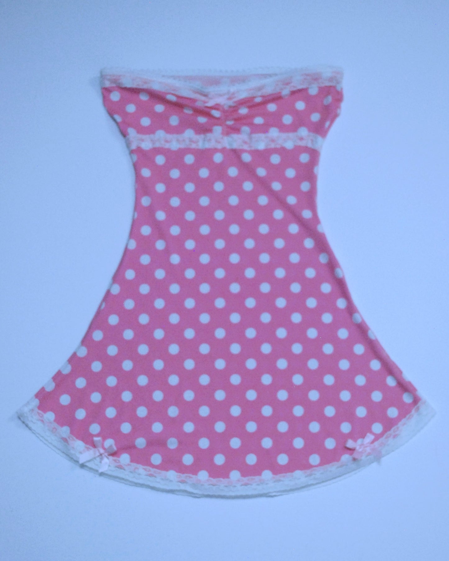Bubblegum Polka Dot Mini Dress
