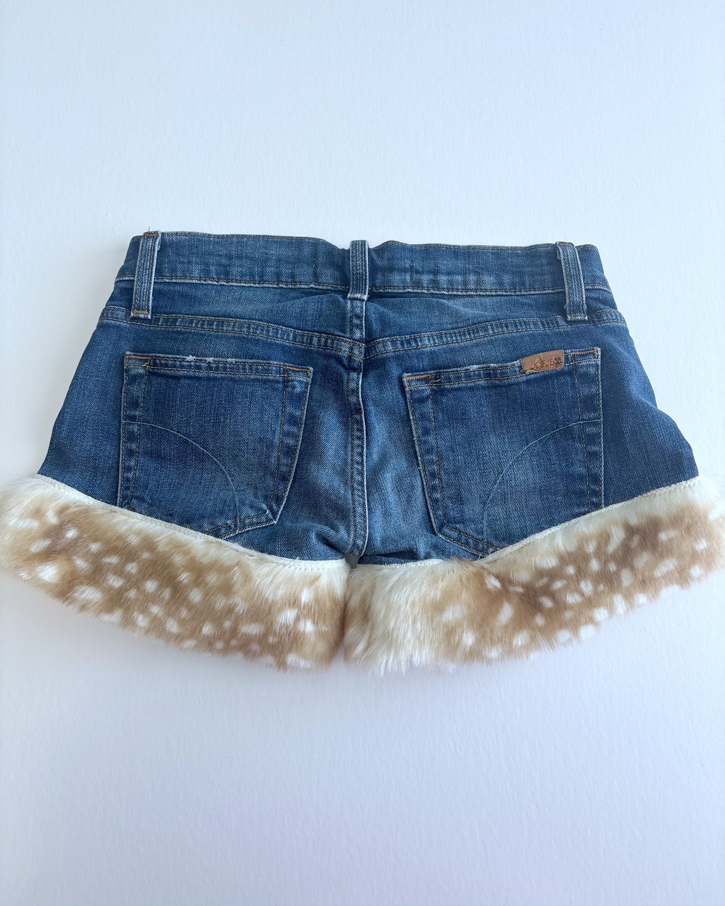 Deer Fur Mini Shorts