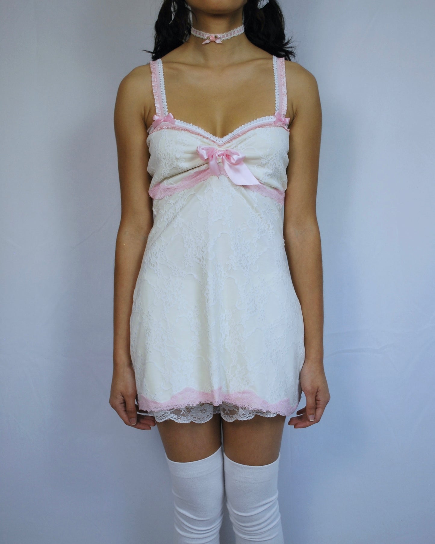 Chantilly Cream Mini Dress
