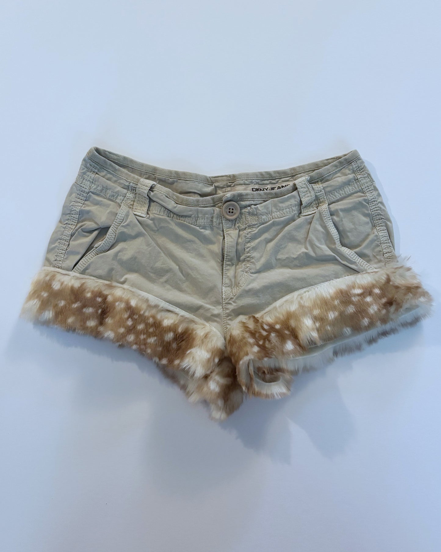 Deer Fur Mini Shorts
