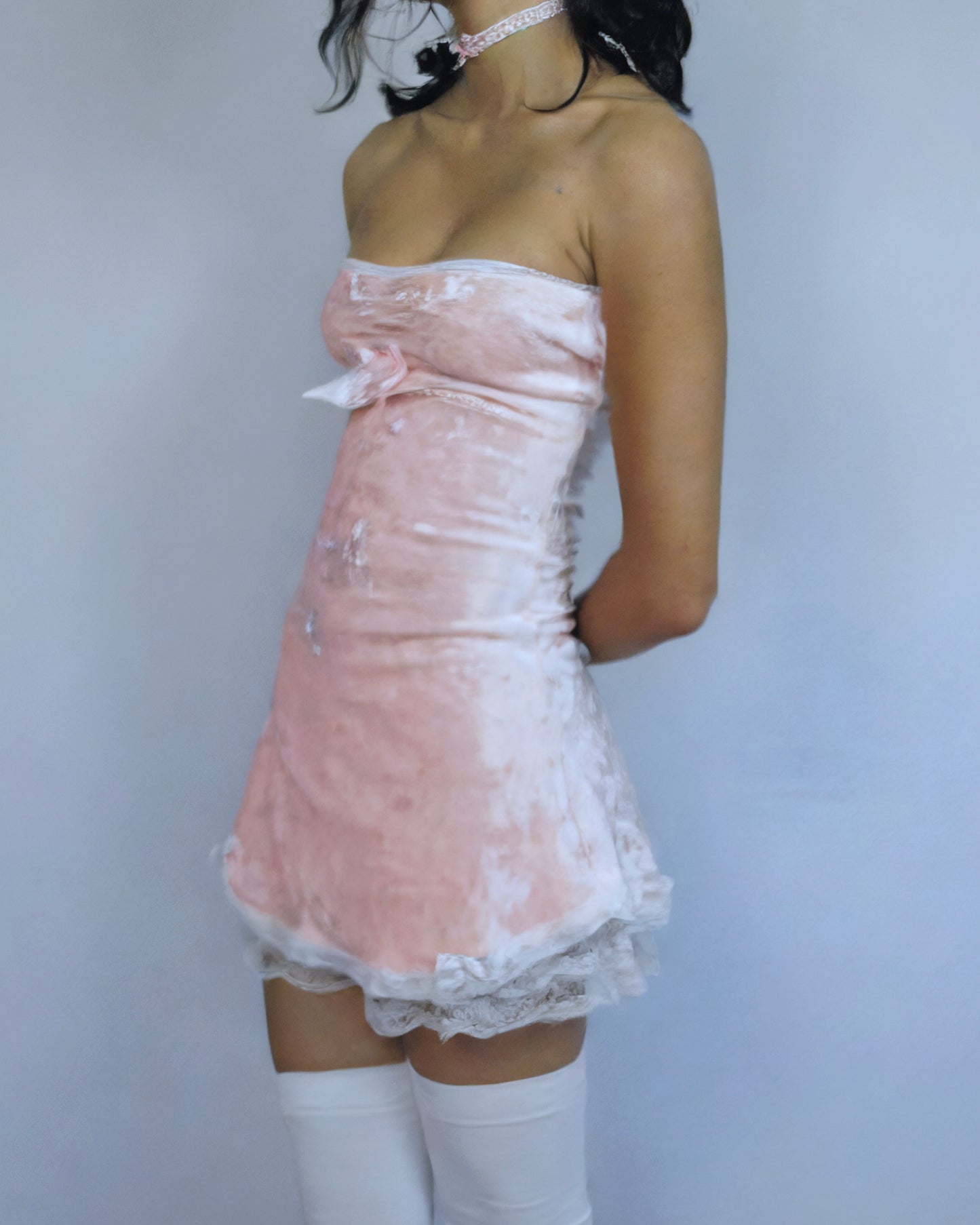 Sugarplum Velvet Mini Dress