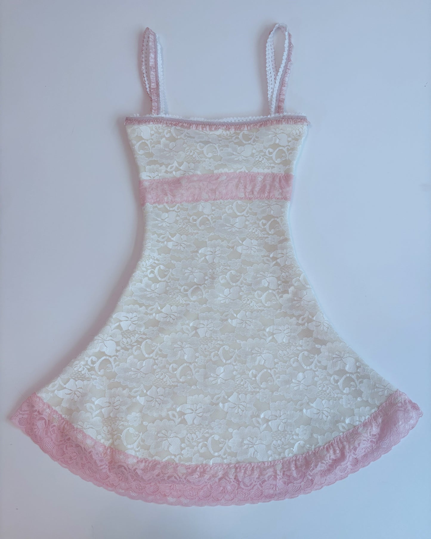 Chantilly Cream Mini Dress