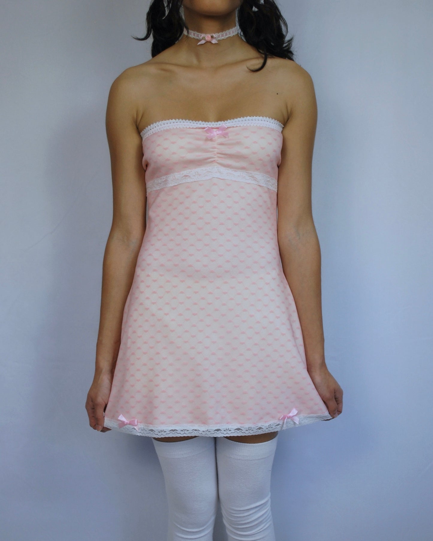Peach Parfait Mini Dress