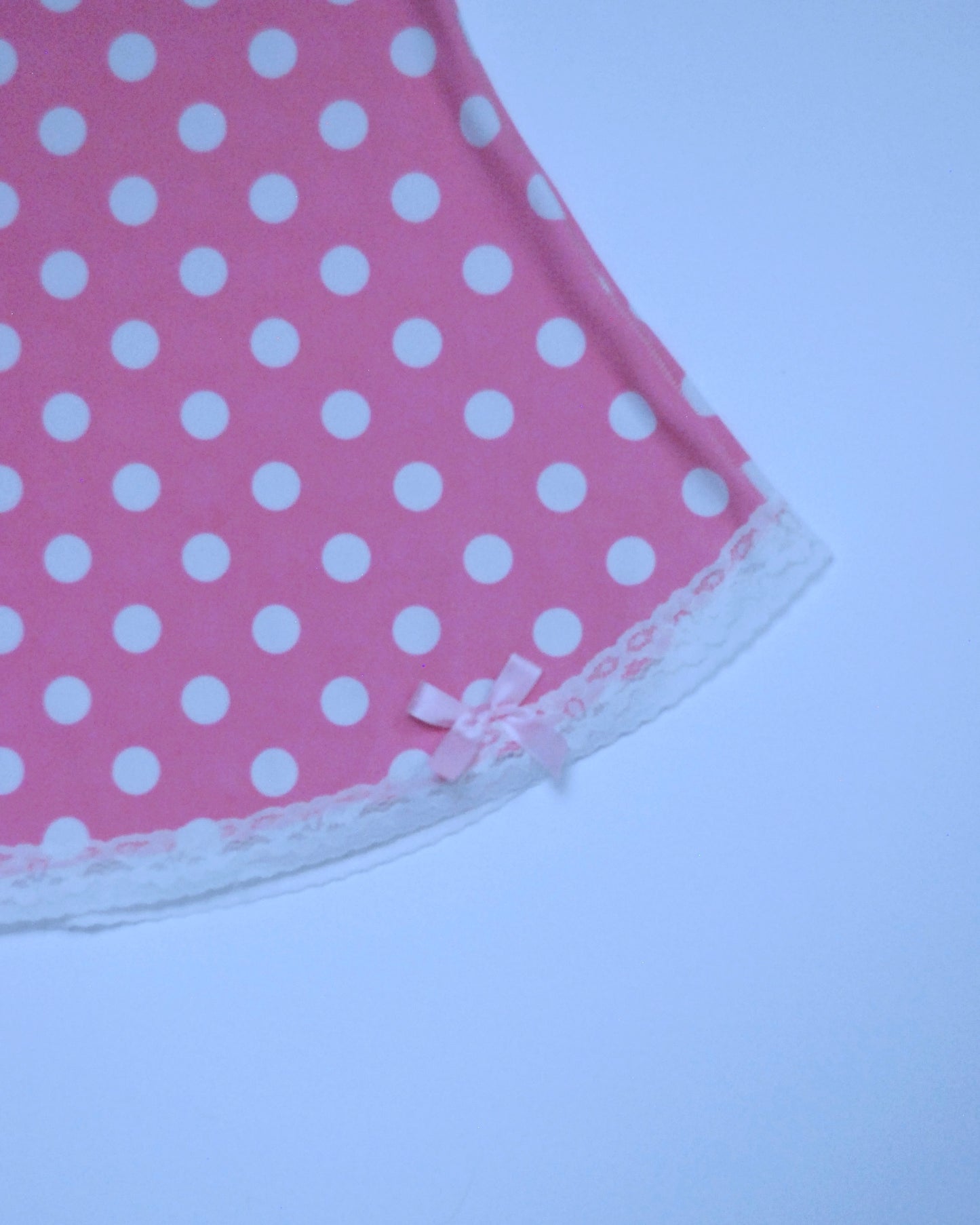 Bubblegum Polka Dot Mini Dress