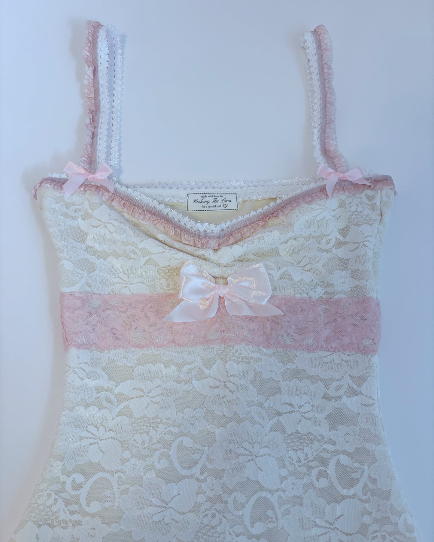 Chantilly Cream Mini Dress