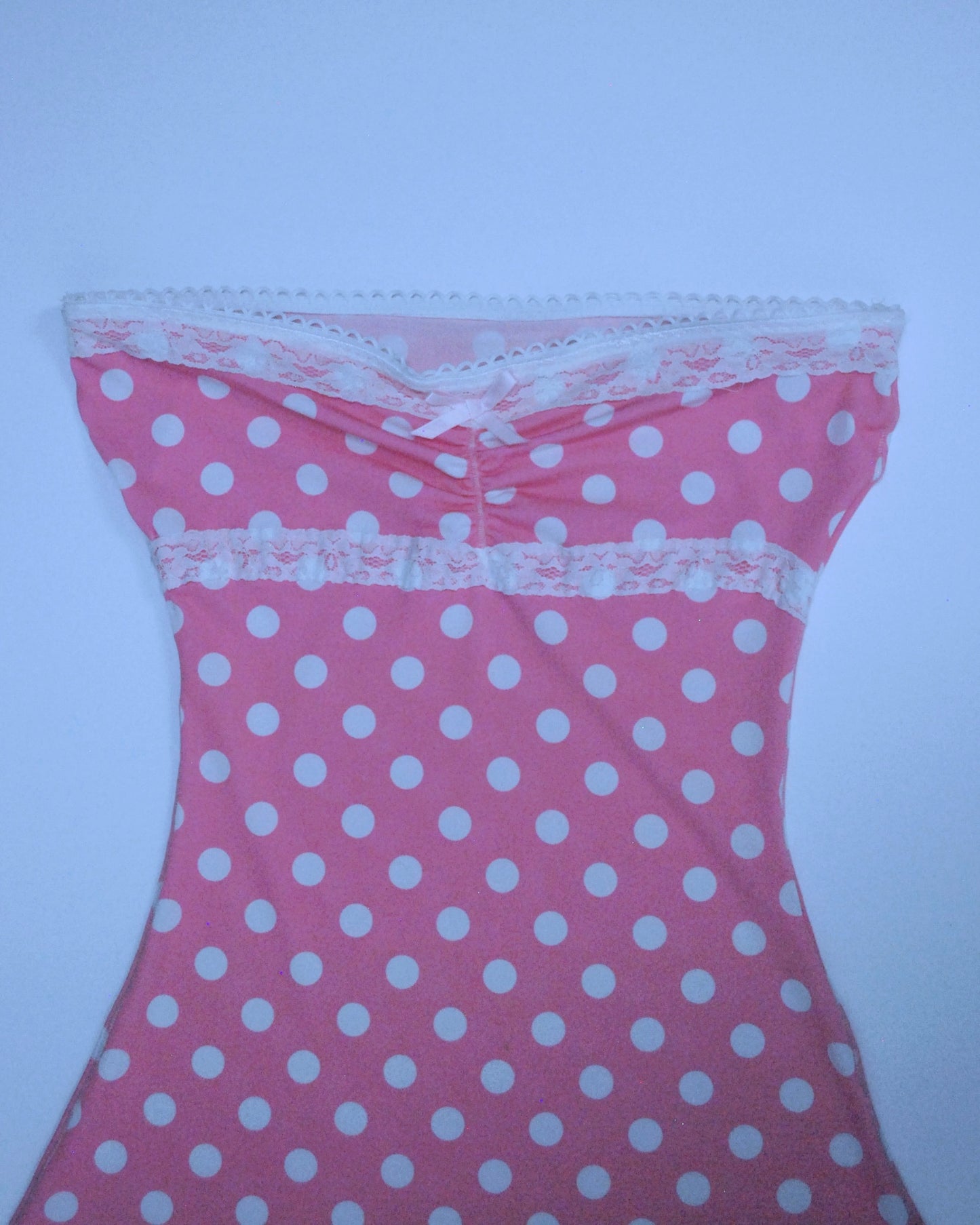 Bubblegum Polka Dot Mini Dress