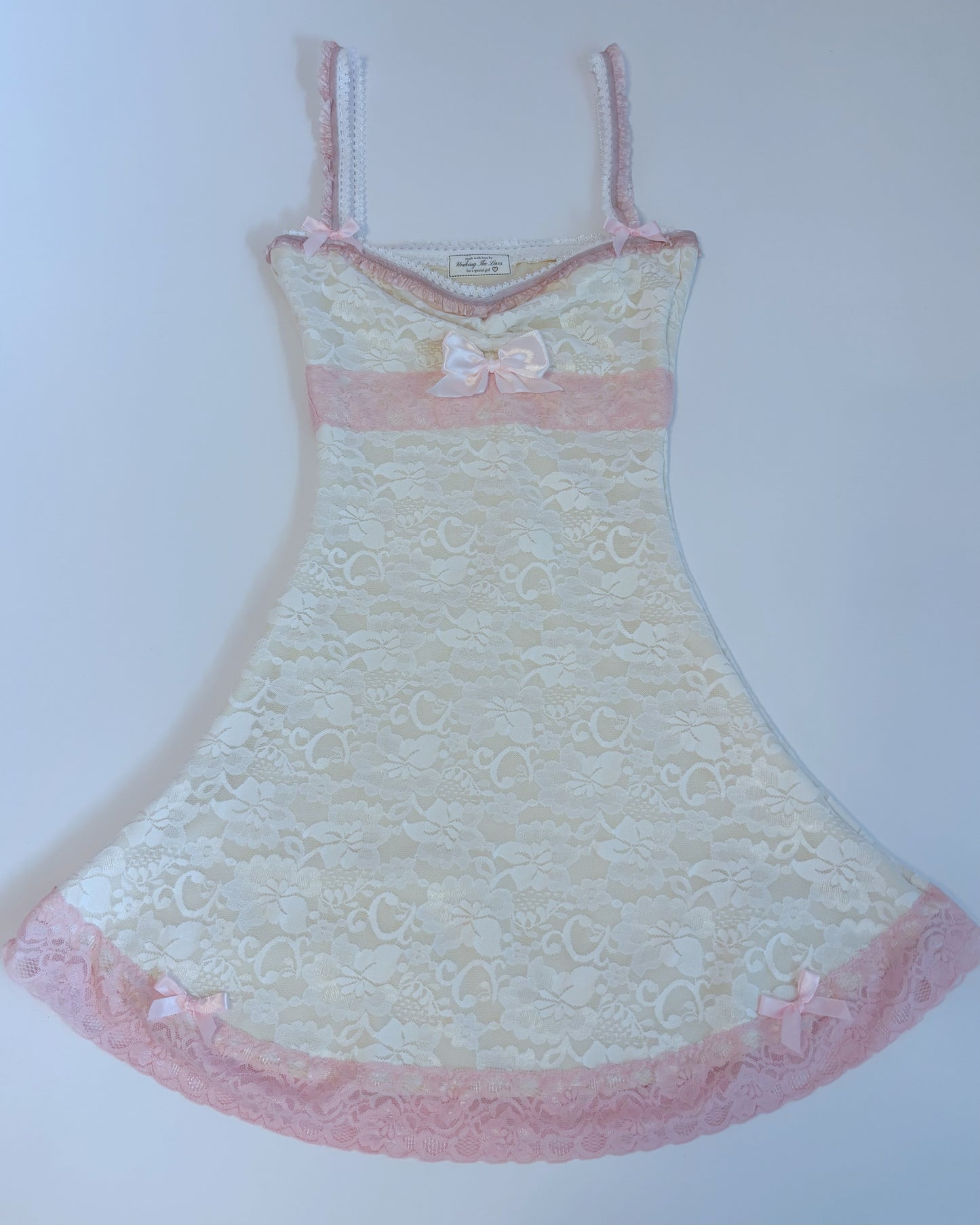 Chantilly Cream Mini Dress