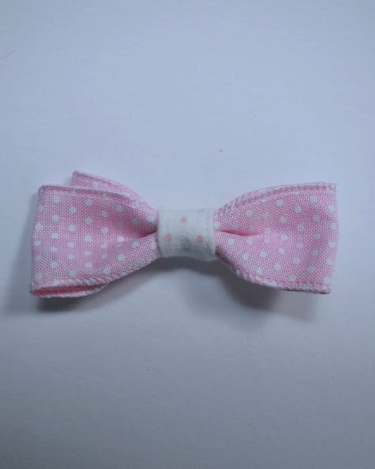 Strawberry Dot Hair Bow