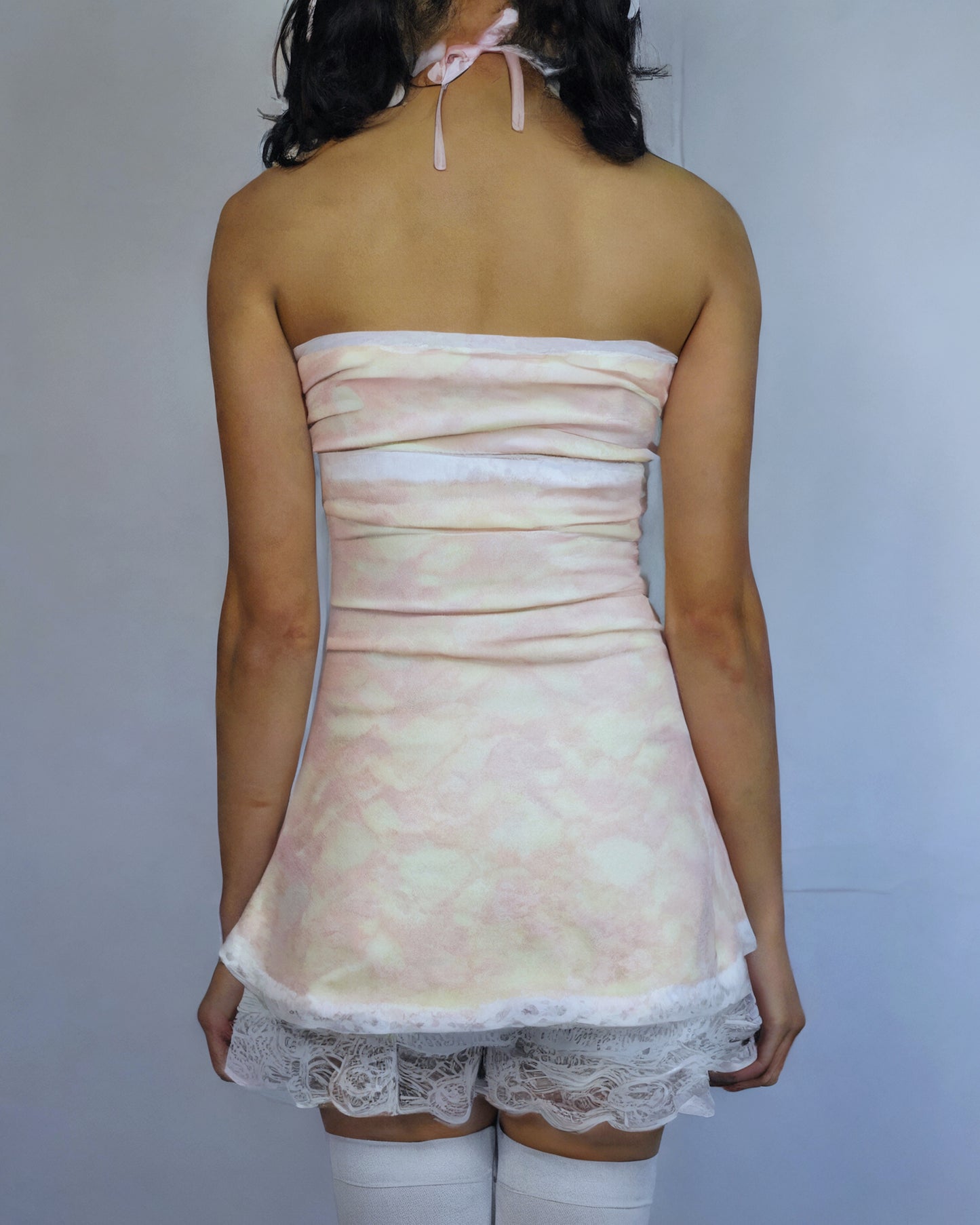 Blossom Meringue Mini Dress